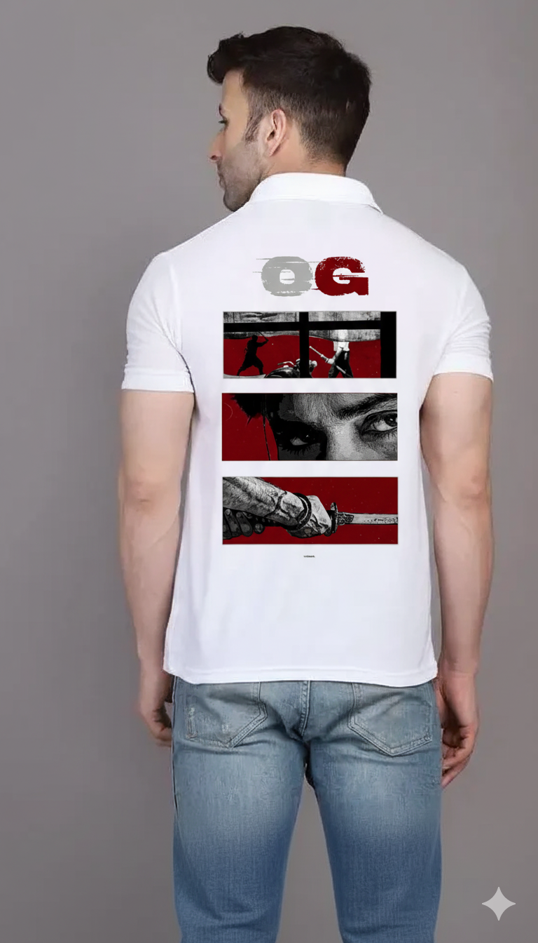 his 'They Call Him OG' printed t-shirt is the perfect blend of style and attitude.