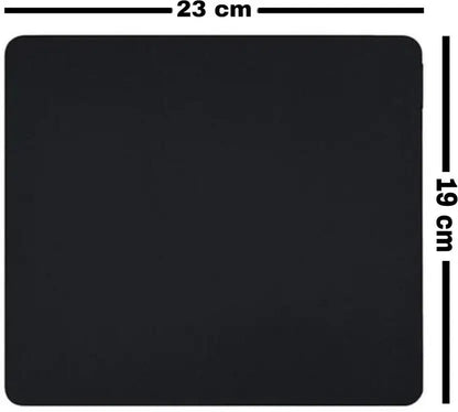 AXOLOR Ultra-Low Friction Gaming Mouse Mat, Anti-Slip Base, High Durability, Waterproof Non Slip Base Mousepad  (Black)