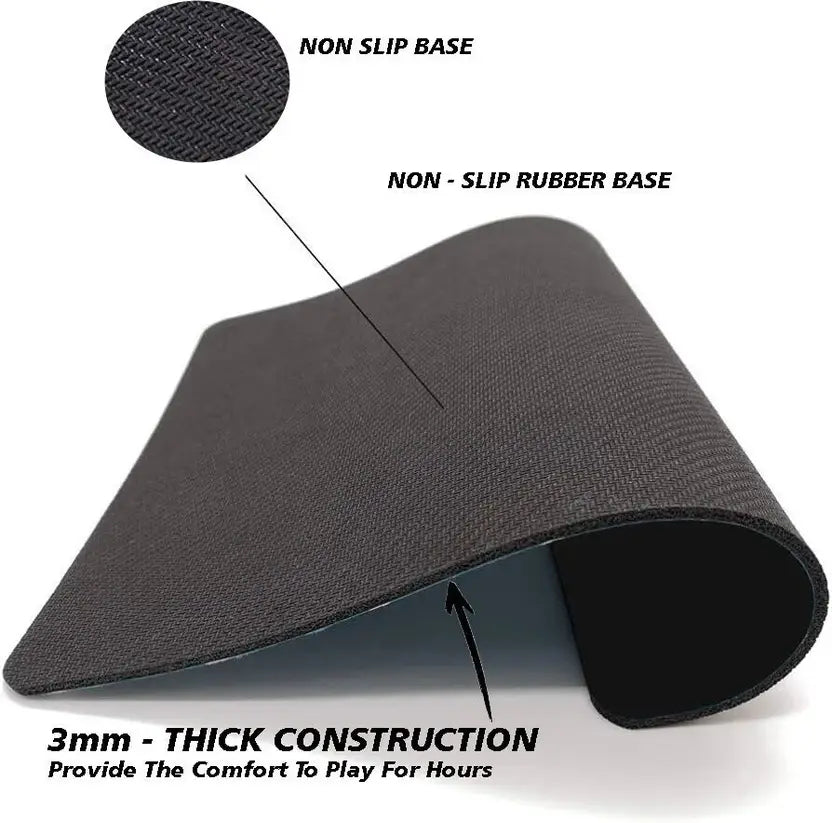 AXOLOR creation Streat Light Pink Color, Anti - Slip Base, High Durability Mouse Pad Non Slip Base Mousepad  (Pink)