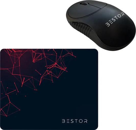 AXOLOR Ultra-Low Friction Gaming Mouse Mat, Anti-Slip Base, High Durability, Waterproof Non Slip Base Mousepad  (Black)
