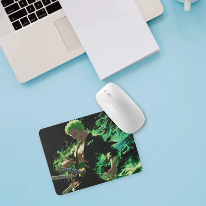 AXOLOR Desing Zoro Anime gaming Mouse Pad Non-Slip Rubber Base for Computer leptop Mousepad Non Slip Base Mousepad