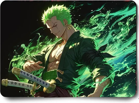 AXOLOR Desing Zoro Anime gaming Mouse Pad Non-Slip Rubber Base for Computer leptop Mousepad Non Slip Base Mousepad